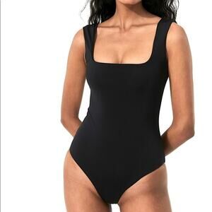 Mara Hoffman Persephone One Piece Swimsuit Black XL
